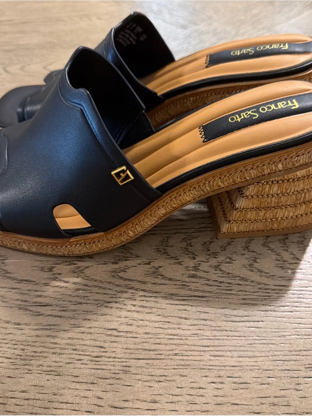 Franco Sarto Womens L-Florence Brown Comfort Sandals 10